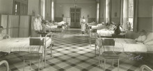 De vrouwenzaal van het Gentse hospice tijdens de oorlog